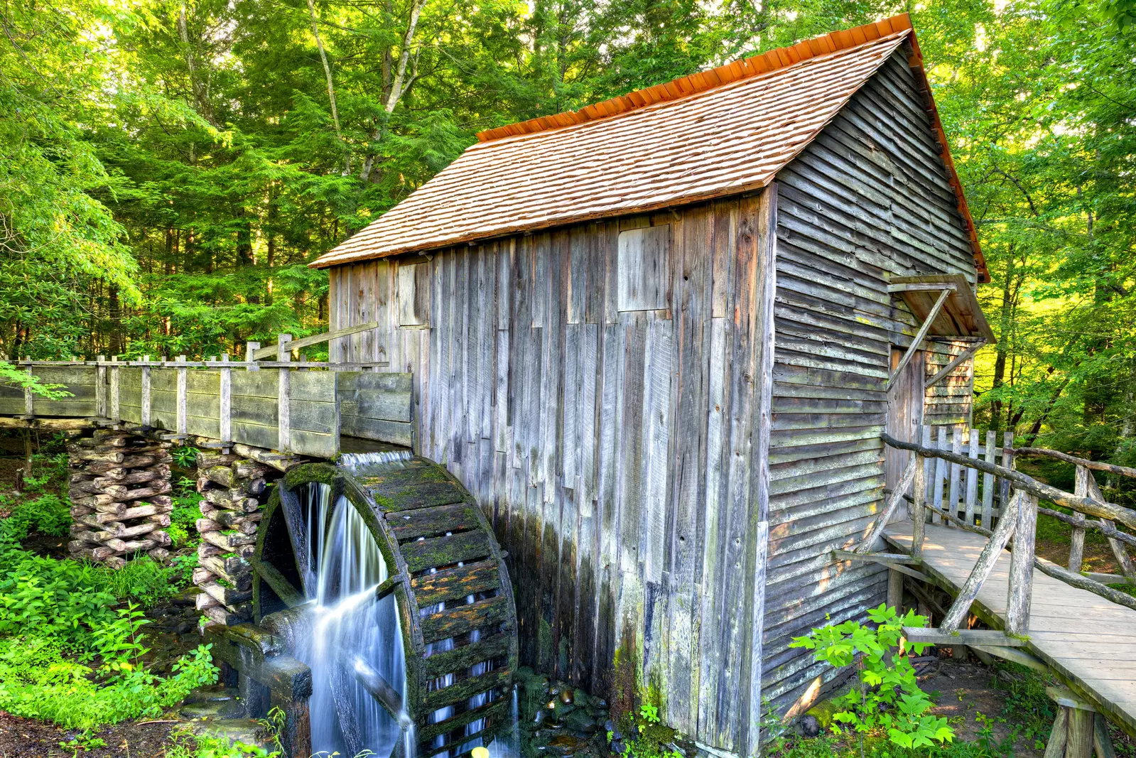 John P Cable Mill in Cades Cove