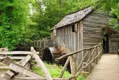 Cable Mill in historic Cades Cove in Great Smoky Mountains National Park