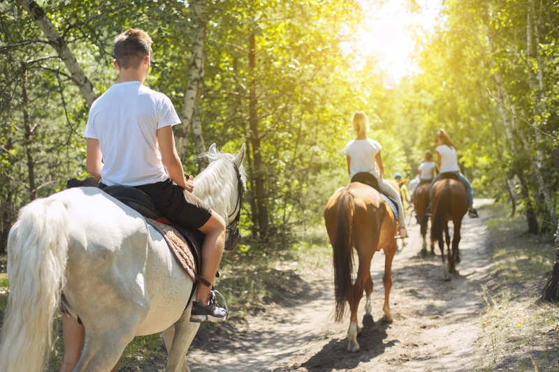 horseback riding - what to do in cades cove with kids