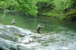 Fishing in Cades Cove