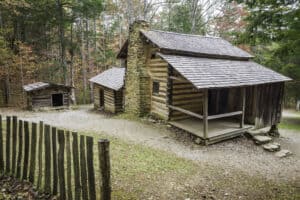 Elijah Oliver Place homestead in the Great Smoky Mountains
