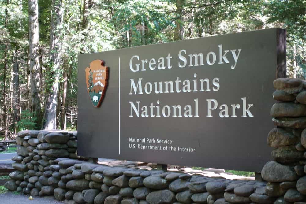 Great Smoky Mountains National Park entrance